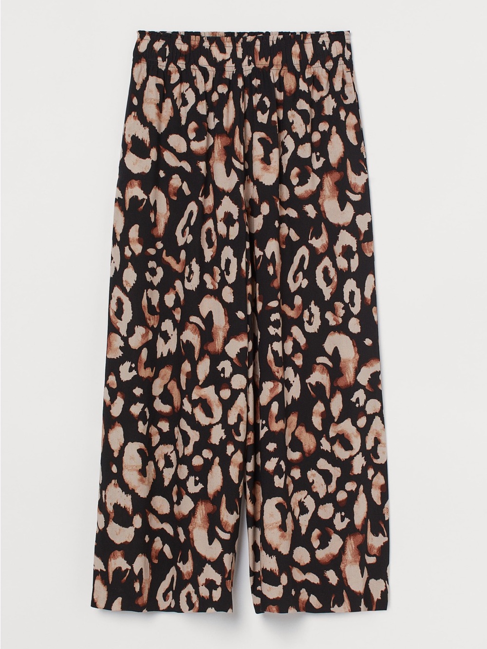 H&M Leopard print pull-on pants